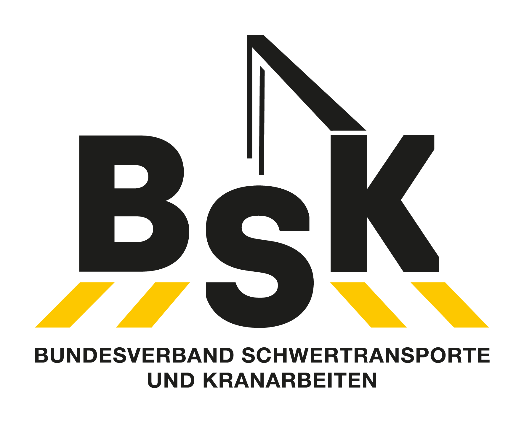 Logo: Bundesverband Schwertransporte und Kranarbeiten (BSK) e. V.