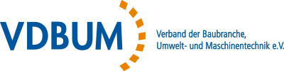 Logo: Verband der Baubranche, Umwelt- und Maschinentechnik (VDBUM) e. V.